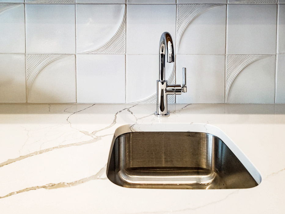 Kitchen remodel sink detail