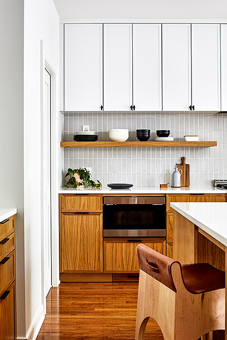 Kitchen renovation cabinetry detial in NE Washington DC